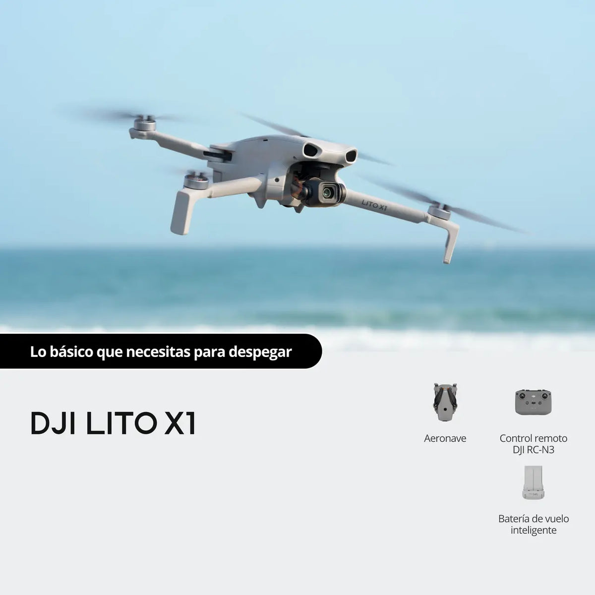 DJI Lito X1 Fly More Combo Plus (DJI RC 2)